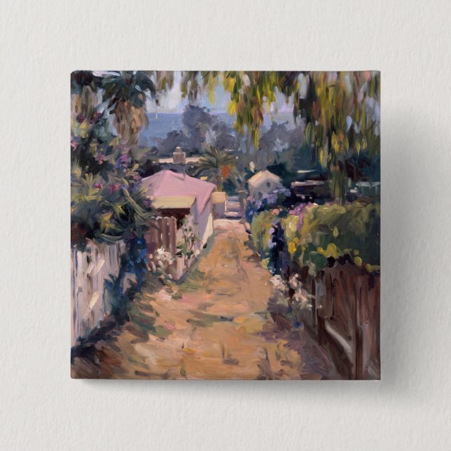 Coastal Pathway 15 Cm Square Badge (Front)