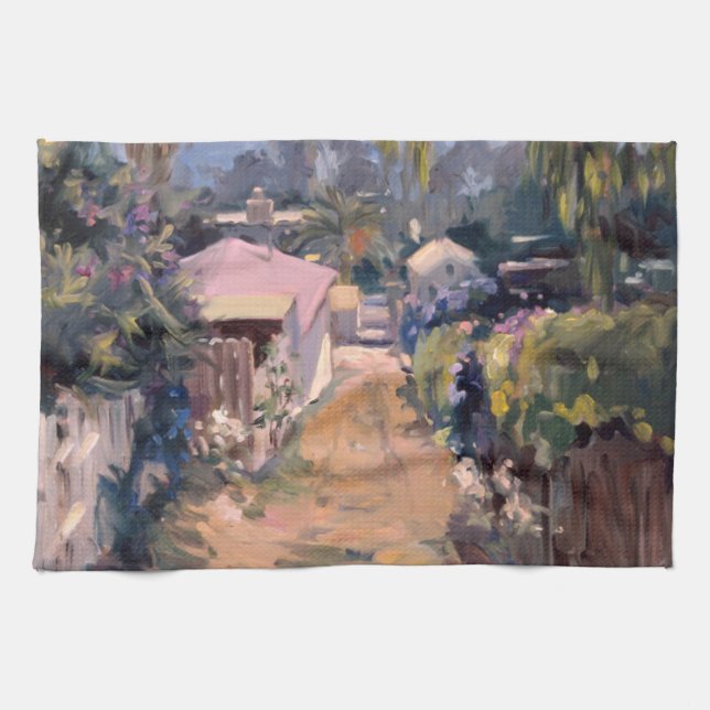 Coastal Pathway Tea Towel (Horizontal)