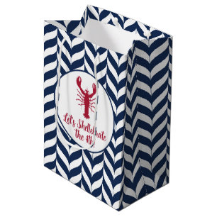 Coastal Patriotic 4th of July Shellebrate Medium Gift Bag