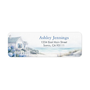 Coastal Personalised Return Address Labels