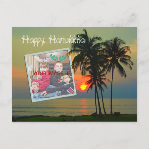 Coastal photo postcards, customise your text.. postcard
