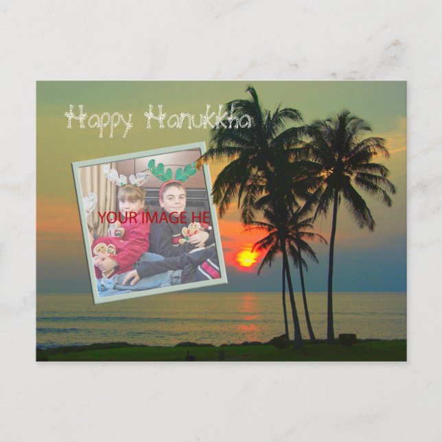 Coastal photo postcards, customise your text.. postcard (Front)