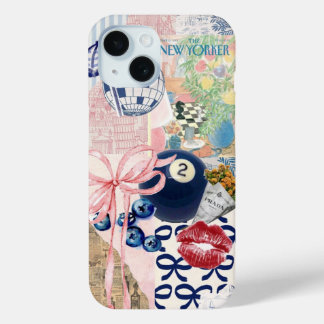 Coastal Preppy Collage, Summer Collage Phone case