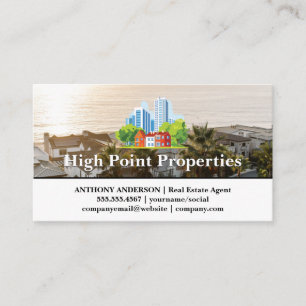 Coastal Properties Real Estate Properties Business Card