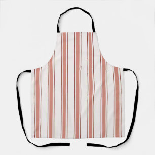 Coastal Resort Awning Stripe Kitchen Terracotta Apron