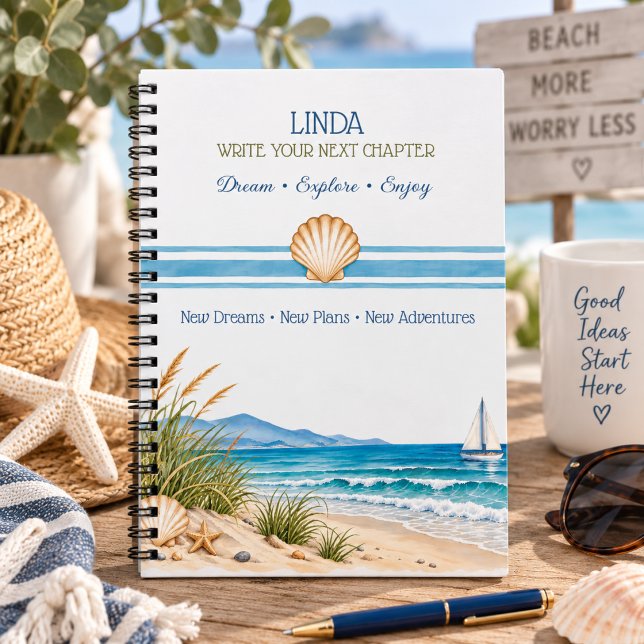 Coastal Retirement Next Chapter Journal Gift (Creator Uploaded)