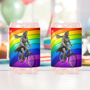 Coastal rider retro pop art glassware set descript can glass