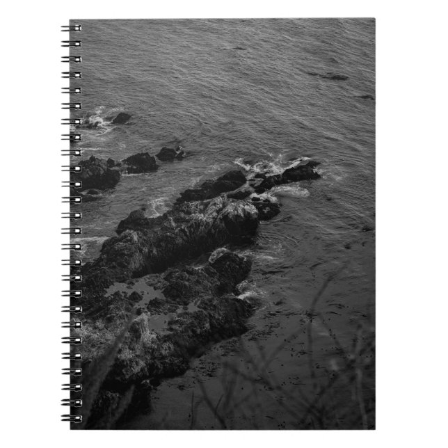 Coastal Rock Formation - Sea Landscape Photography Notebook (Front)