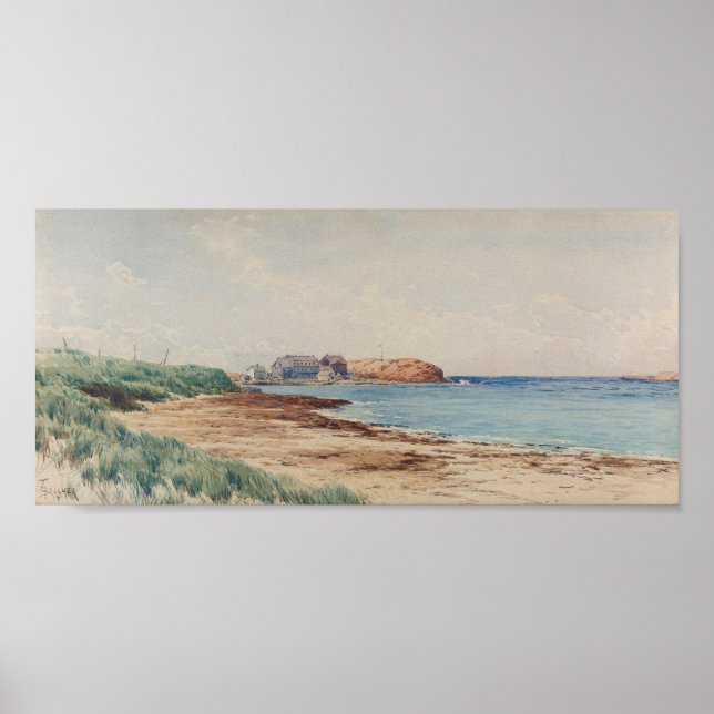Coastal Scene Bricher Poster (Front)