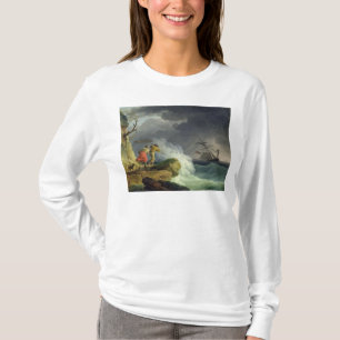 Coastal Scene in a Storm, 1782 T-Shirt