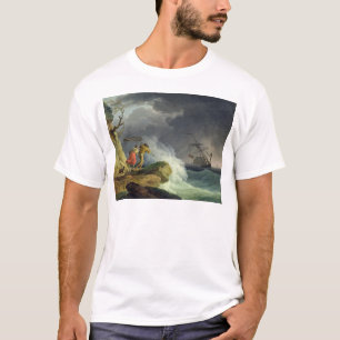 Coastal Scene in a Storm, 1782 T-Shirt