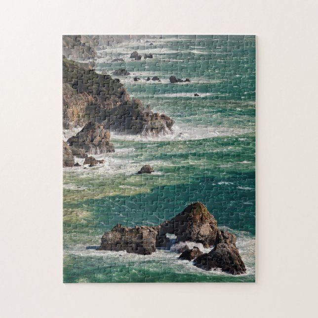 Coastal Scenic With Waves Jigsaw Puzzle (Vertical)