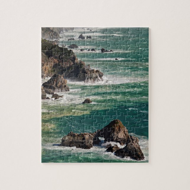 Coastal Scenic With Waves Jigsaw Puzzle (Vertical)