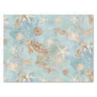 Coastal Sea Turtle Starfish Seahorse Decoupage