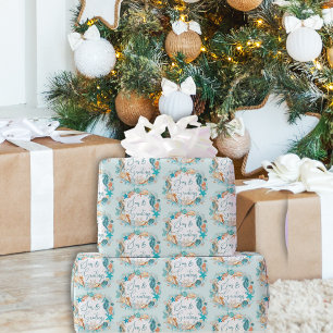 Coastal SEAS & GREETINGS Seahorse Shells Wrapping Paper