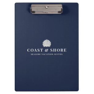 Coastal Seashell Brand Logo Clipboard