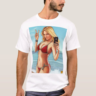 Coastal Selfie Babe T-Shirt