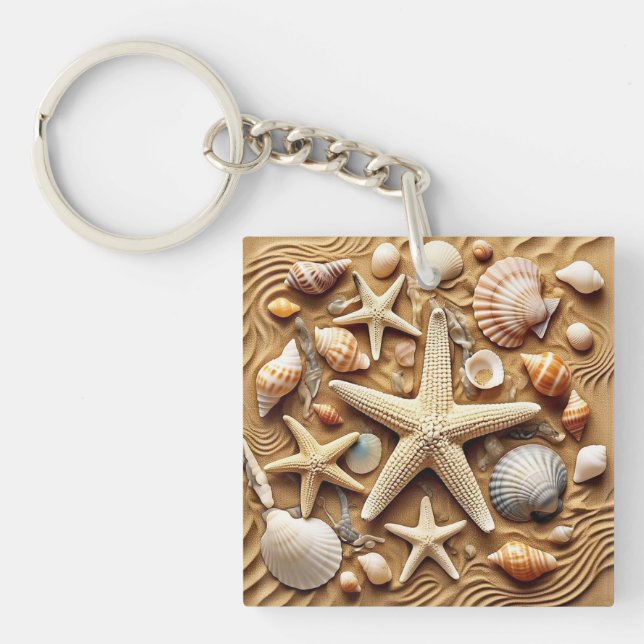 " COASTAL SERENITY " KEY RING (Front)