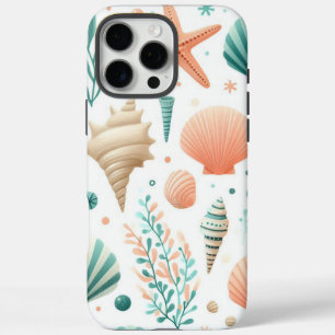 Coastal Shell Art iPhone 16 Pro Max Case