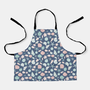Coastal Shells Beach & Ocean Design Apron