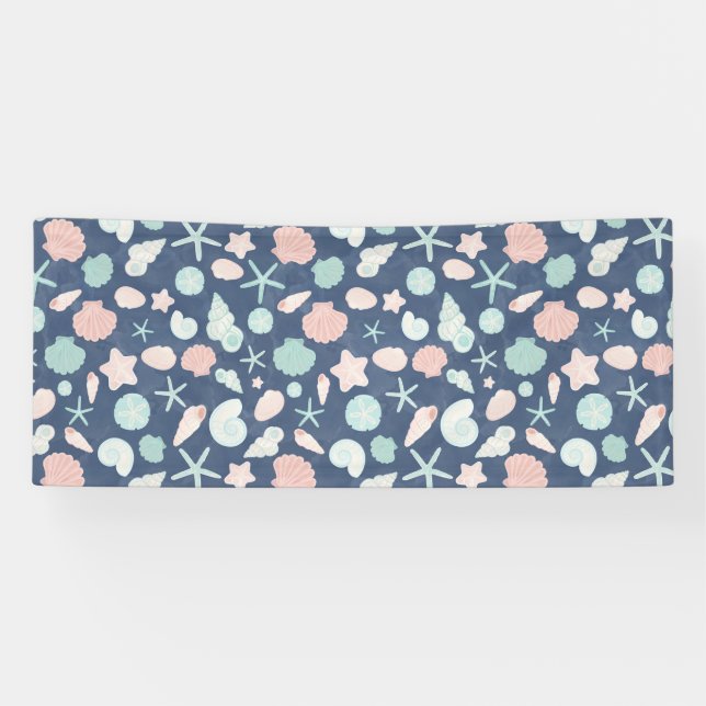 Coastal Shells Beach & Ocean Design Banner (Horizontal)
