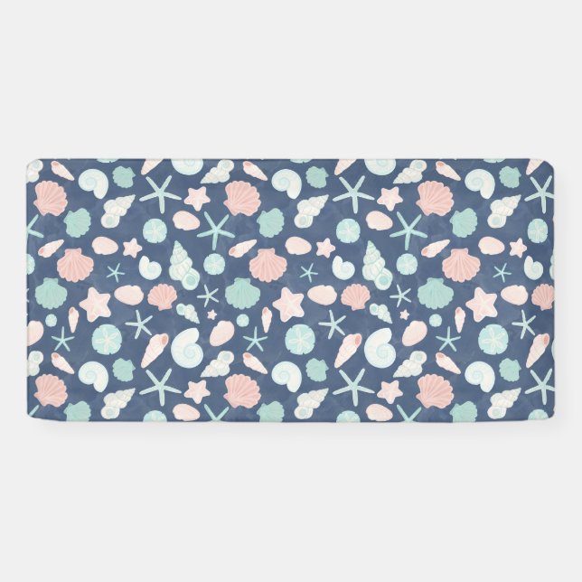 Coastal Shells Beach & Ocean Design Banner (Horizontal)