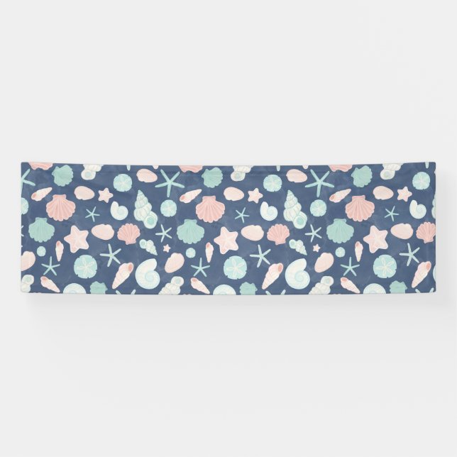 Coastal Shells Beach & Ocean Design Banner (Horizontal)