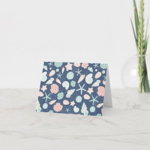 Coastal Shells Beach & Ocean Design Card