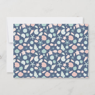 Coastal Shells Beach & Ocean Design Card