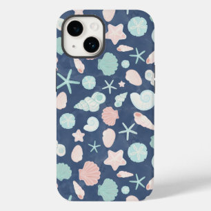 Coastal Shells Beach & Ocean Design Case-Mate iPhone 14 Case