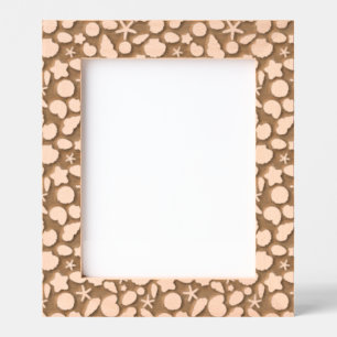 Coastal Shells Beach & Ocean Design Etched Frames
