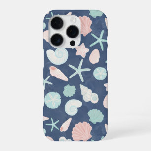 Coastal Shells Beach & Ocean Design iPhone 16 Pro Case