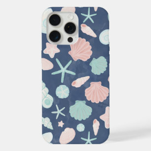 Coastal Shells Beach & Ocean Design iPhone 15 Pro Max Case