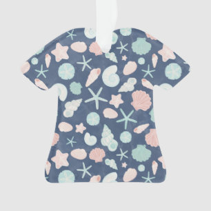 Coastal Shells Beach & Ocean Design Ornament