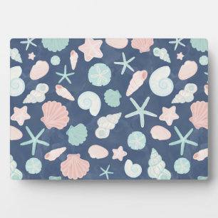 Coastal Shells Beach & Ocean Design Plaque