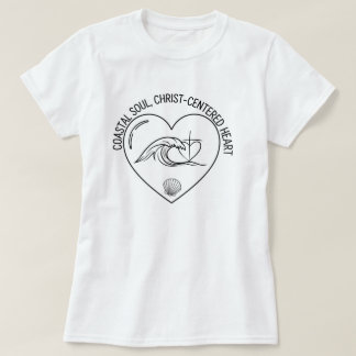 Coastal Soul, Christ-Centred Heart – Women’s Fait T-Shirt