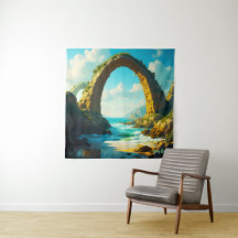 Coastal Stone Arch Ocean Landscape