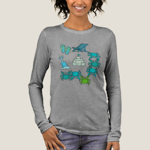 Coastal summer stamp collection in pastels Tri-Blend shirt