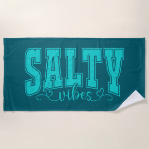 Coastal Summer Towel for Beach, Pool, Vacation