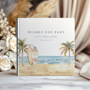Coastal Surf Baby Shower Guest Book