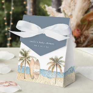 Coastal Surf Theme Baby Shower Favour Box