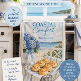 Coastal Tea Towel Baking Gift Kitchen Decor