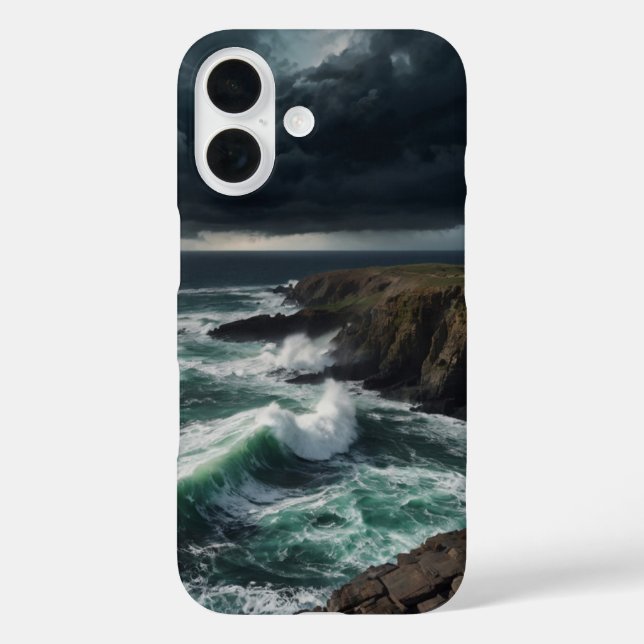 Coastal Tempest Case-Mate iPhone Case (Back)