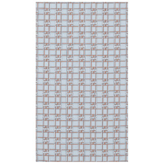 Coastal Terracotta Sky Blue Pattern Tablecloth