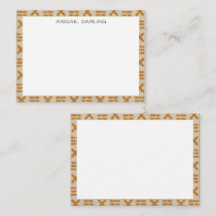 Coastal Texture Paper Fiber Art Card