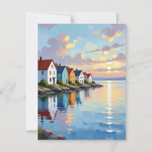 Coastal Themed   Keeping in Touch Postcard