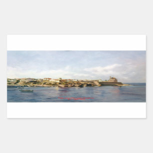 Coastal town/costeiro/Coastal Pobo town Rectangular Sticker