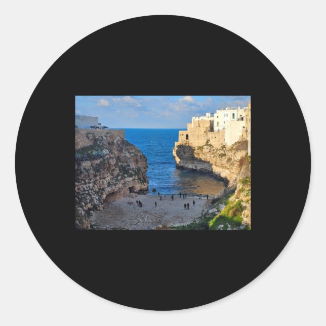 Coastal Town Monopoli Sticker  (Front)