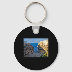 Coastal Town Monopoli Sticker  Key Ring