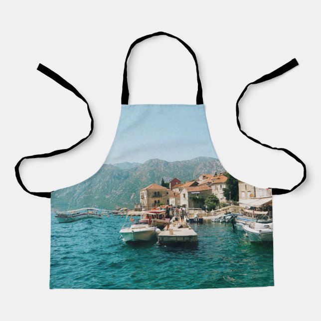 Coastal town of Perast,  Montenegro  Apron (Front)